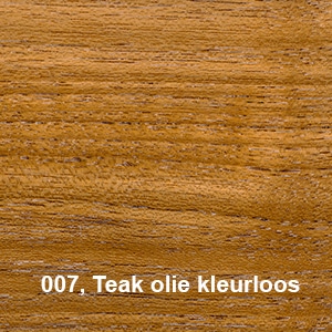 Osmo Terras-Olie 007 Teak olie kleurloos Kleurvoorbeeld