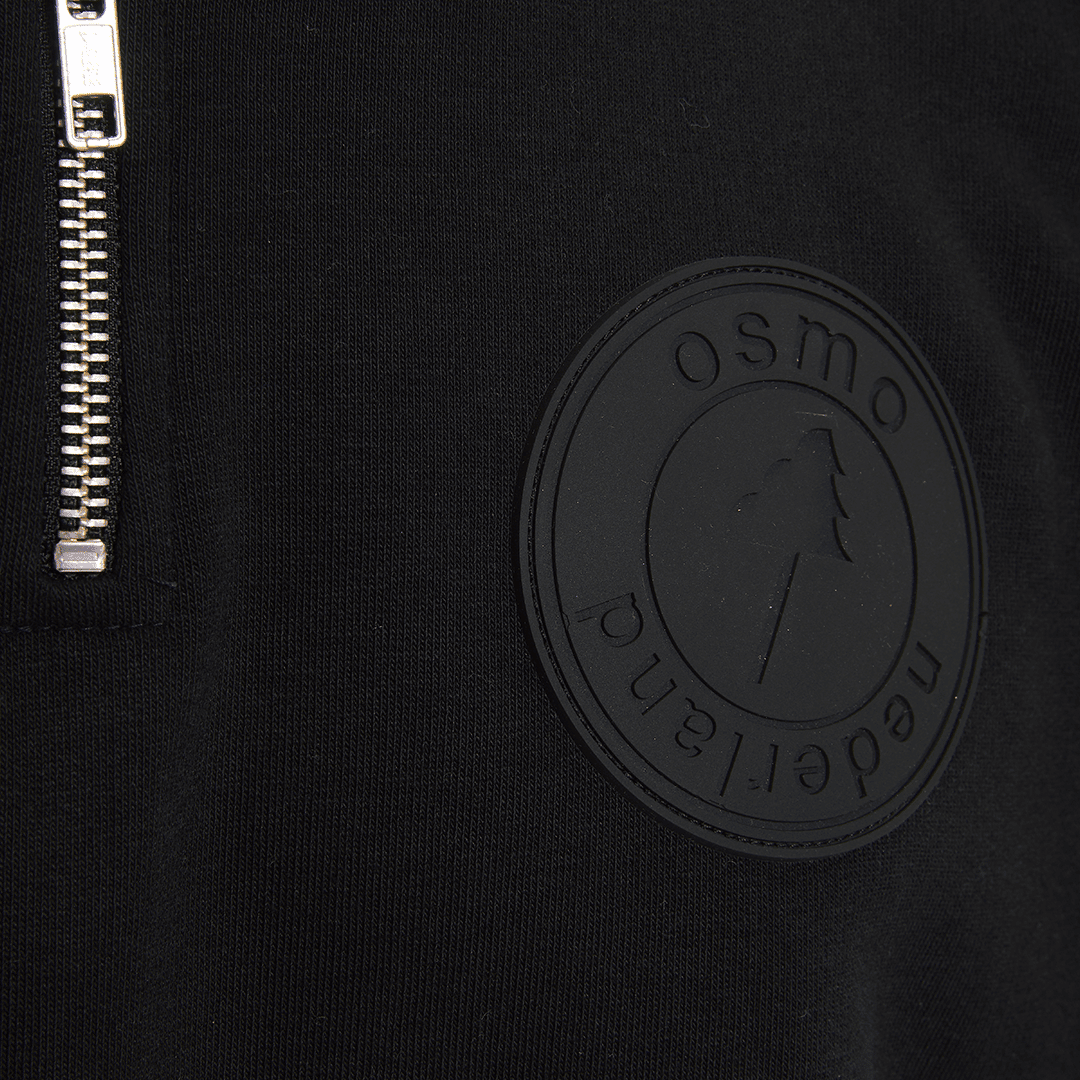 Osmo Wear - Werkkleding - Quarter zip-zwart-close