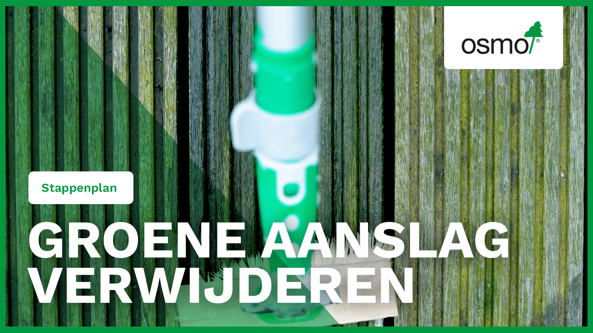 Video groene aanslag reinigen