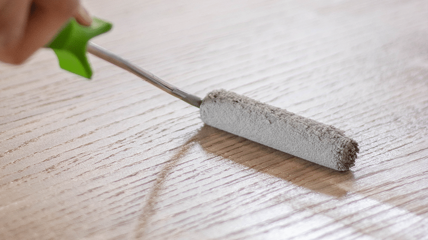 Eerste laag aanbrengen grenen