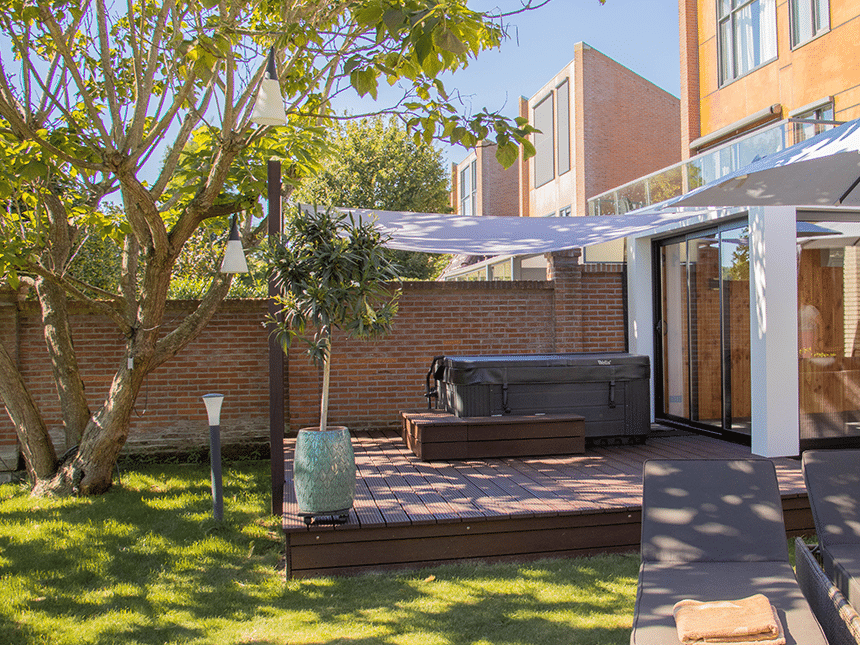Terras laten drogen